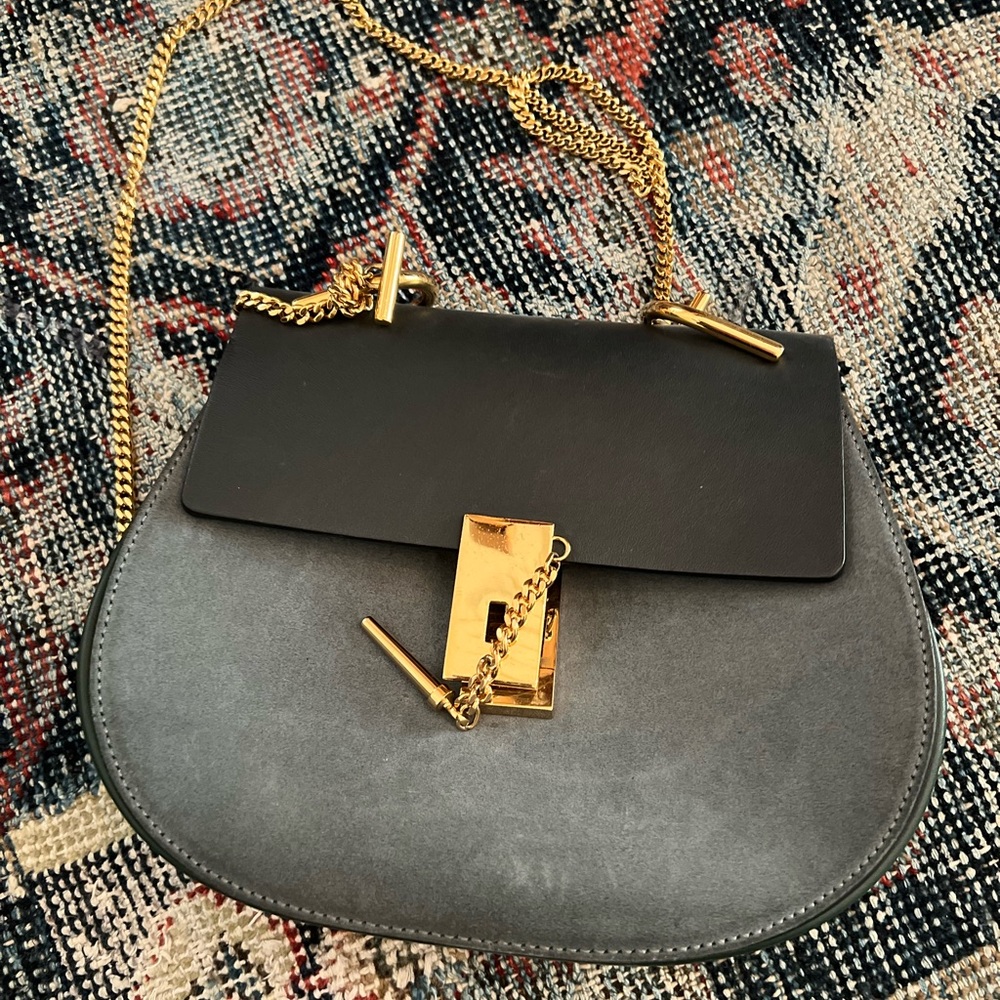 Chloe crossbody Drew bag- leather and suede- in amazing condition